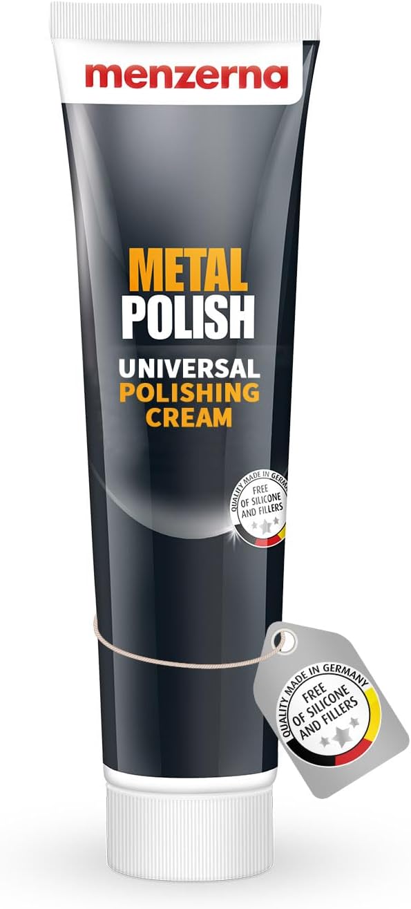 Metal Polish Universal Polishing Cream (Cleans and Polishes Stainless Steel, Aluminium, Chrome, Brass, Copper, Silver and Plastics)