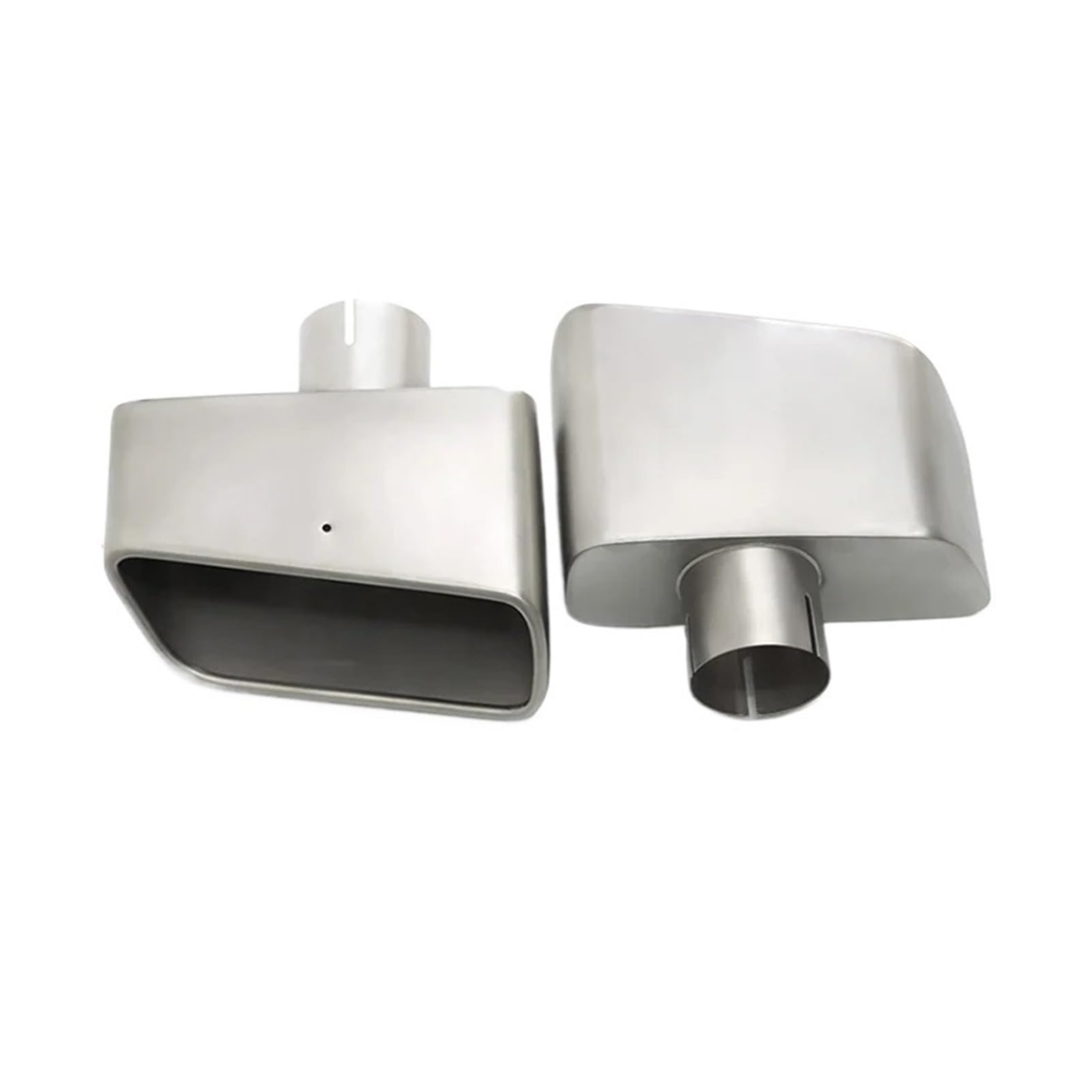 Tubo de escape de coche Punta del silenciador de para escape Cuadrado acero inoxidable para tubo Tubo para coche para boquilla(Matte 210mm)