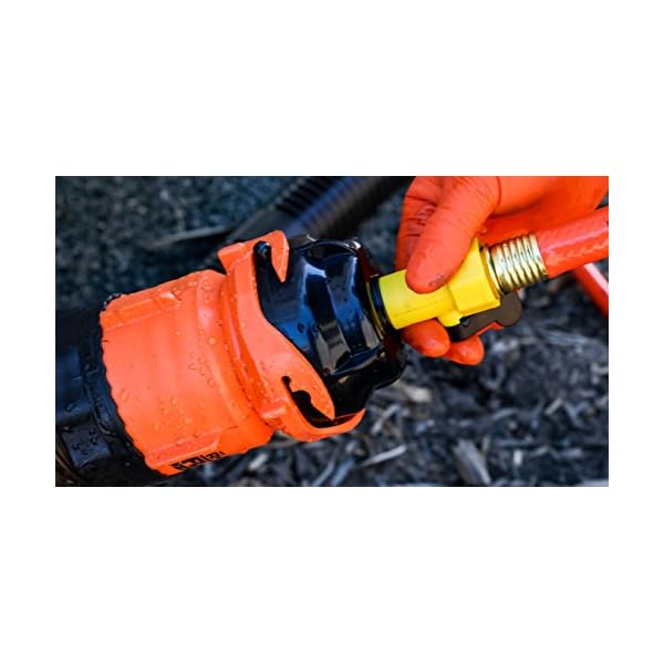 Camco RhinoFLEX Gray/Black RV Water Tank Clean Out Hose, 5/8 Inch