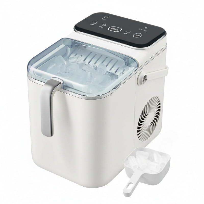 Amazon.co.jp: 製氷機 自動 最短6分 保冷機能付き 自動洗浄 透明氷