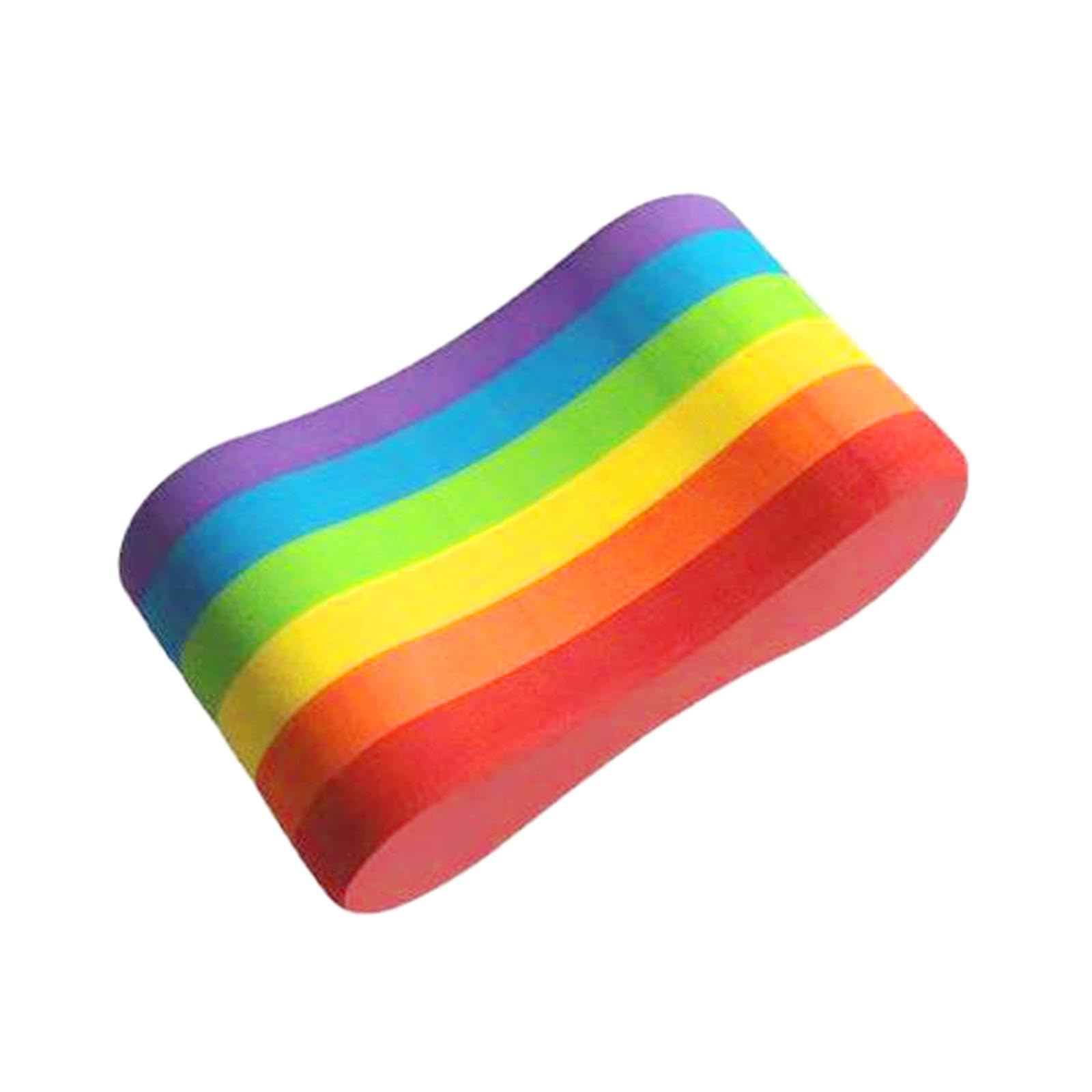 Colaxi Pull Buoy Float Swim Trainer Foam Legs and HIPS Support Pool for Beginners Adults Pool Gear Aquatic Fitness, Rainbow