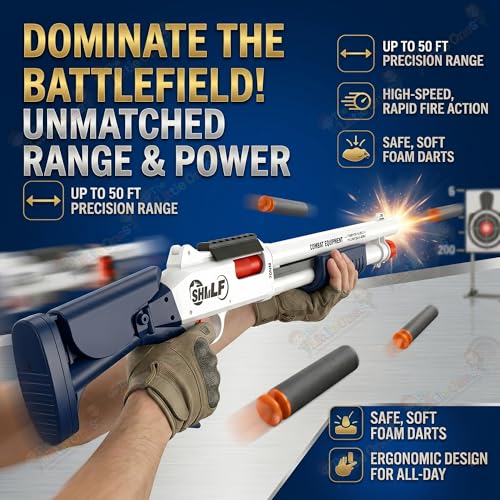 Image of The Little Ones Dart Blaster for Adults Age 15+ Years Above [RapidBlast X]