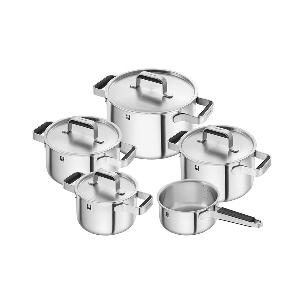 Zwilling Pure Kochgeschirrset 5-tlg la haute performance en acier 18/10