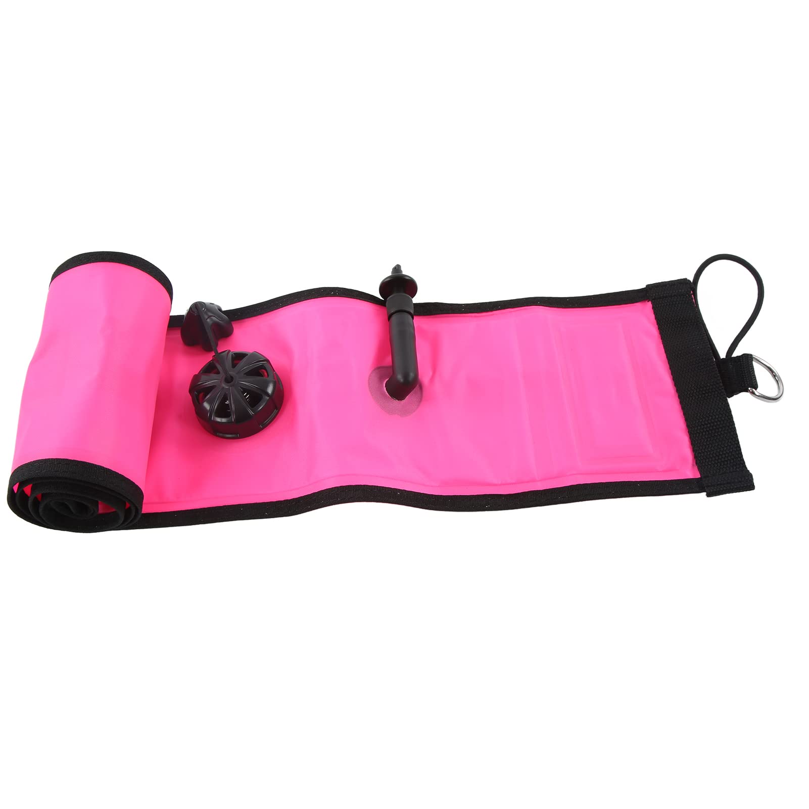 Gavigain Boa di segnalazi di Superficie in Nylon Durevole Boa di segnalazi di Superficie Gonfiabile ad Alta visibilità Striscia ttente di Sicurezza per Immersioni subacquee