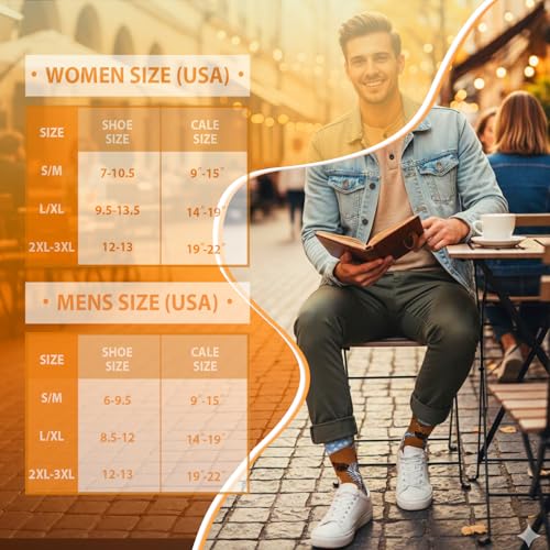 Image of Graduated Medical Compression Socks for Women&Men 20-30mmhg Knee High Sock