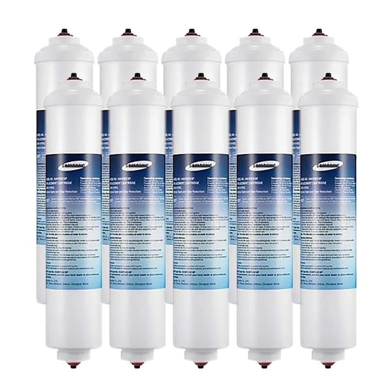 Filtro de agua para refrigerador y congelador compatible con Samsung DA29-10105J DA99-02131B HAFEX/EXP estilo americano DA2010CB (10 unidades)