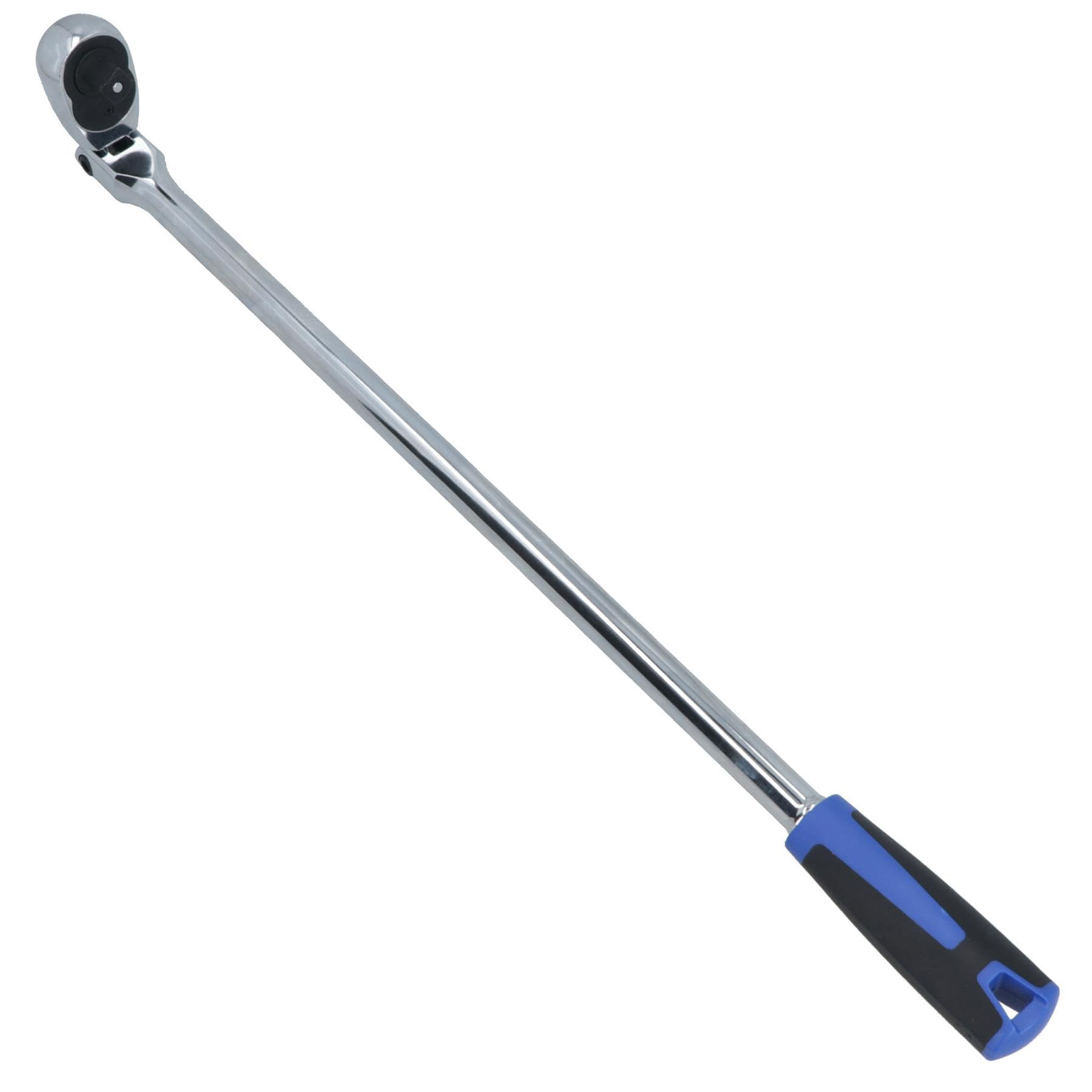 AB Tools 1/2In. Drive Extra Long Flexible Headed Ratchet Socket Driver 600mm 72 Teeth from B&Q