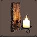 Produktbild Desinger American Retro Loft Massivholz Kerzenständer Wandleuchte Wand Strahler Industrie Bar Kerzenhalter Restaurant Metallwandleuchte Vintage Kaffee Korridor Eingang Balkon Kopfteil Wandleuchte