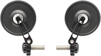 Amazon | バーエンド バイク ミラー オートバイバーエンドミラーバック