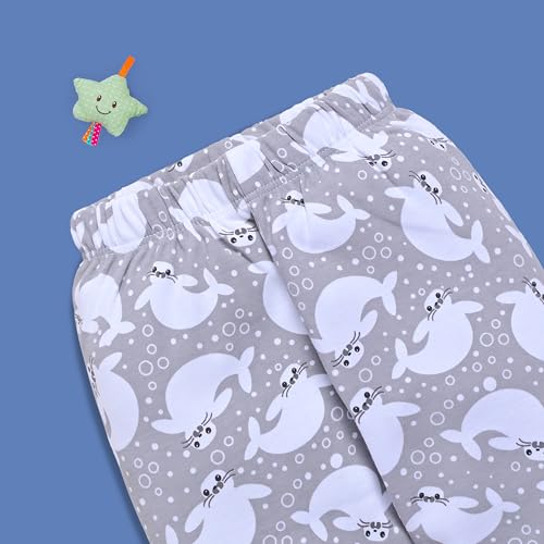 Image of LuvLap Baby Boys & Girls 100% Cotton Pyjama Sets, Pack Of 4
