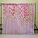 5x5ft Pink Rose Flower Wall Photography Backdrop Rose Floral Spring Photo Background Baby Shower Wedding Dessert Table Decor D-9354