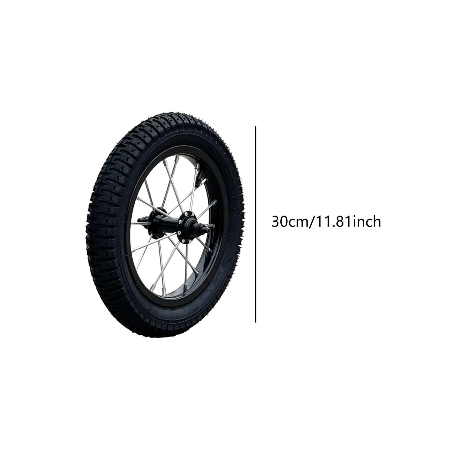 Milageto Ruota di Ricambio per Bici da 12 Pollici per Bambini, Facile da Installare, Ad Alte Prestazioni, Accessori in Gomma Resistenti