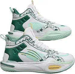 Tênis de basquete masculino com sola de borracha antiderrapante tênis de corrida esportivo botas de basquete respiráveis presente