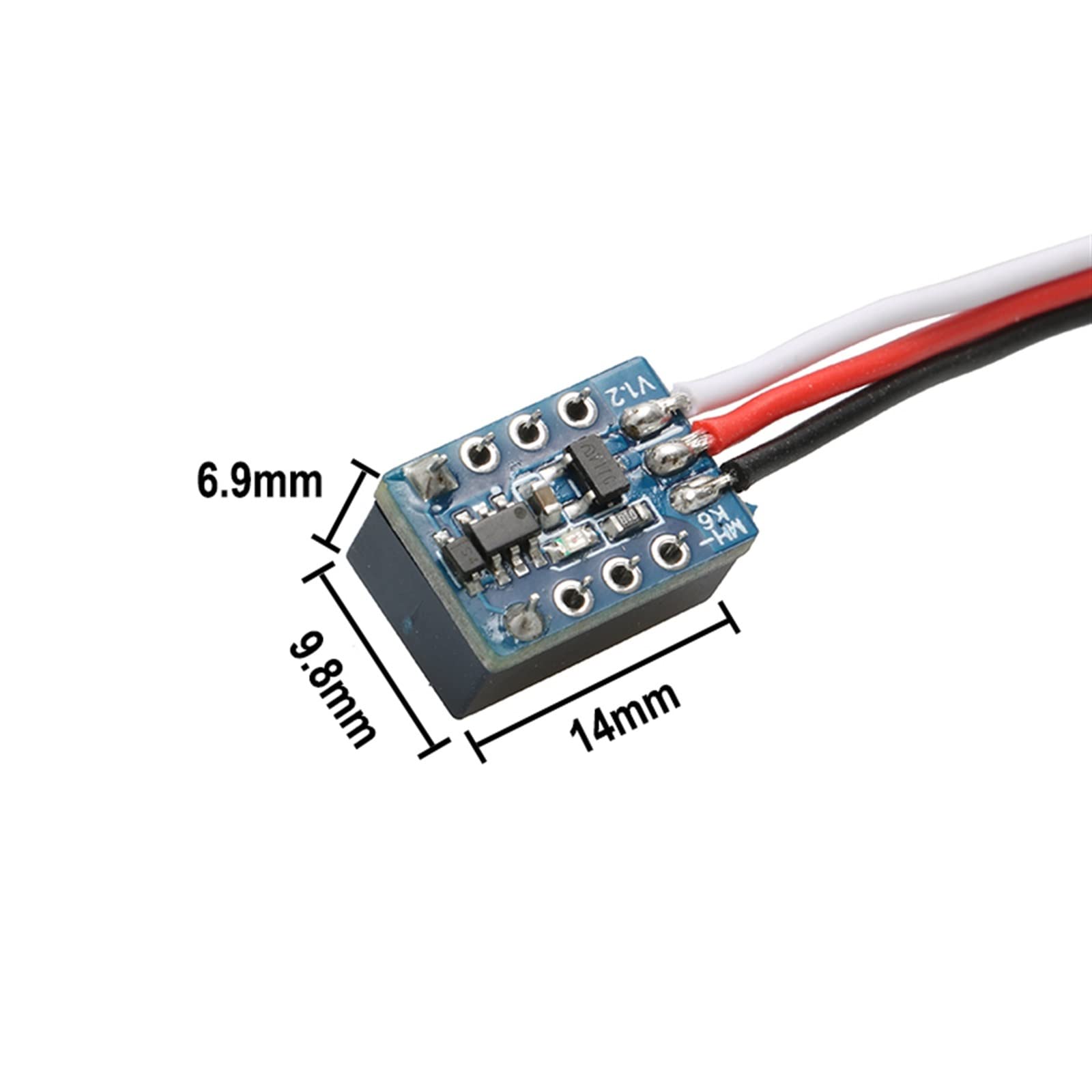 1 Pieza RC Modelo avión no tripulado 5-10 V Receptor PWM relé Interruptor zumbador luz Bomba de Humo Controlador cámara módulo Universal Encendido/Apagado