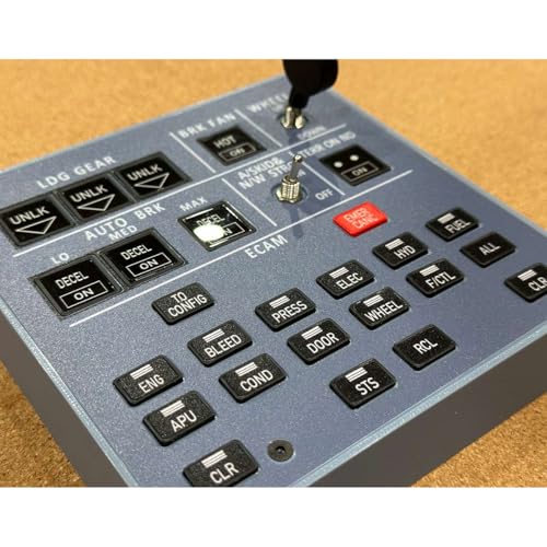 Image of YounggDiy Flight Simulator Control Panel Kit, Home Cockpit A103 Landing Gear Indicator Integrated Panel Compatible with Windows Games, Supports Major Airplane Models