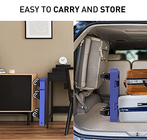 Image of AR Mall Foldable Platform Trolley for Heavy Weight /Material Handling Goods with Capacity of 150KG with 6 Wheels Trolley for Home Office Warehouse & Industries Luggage Cart (6 Wheel Plastic Trolley)