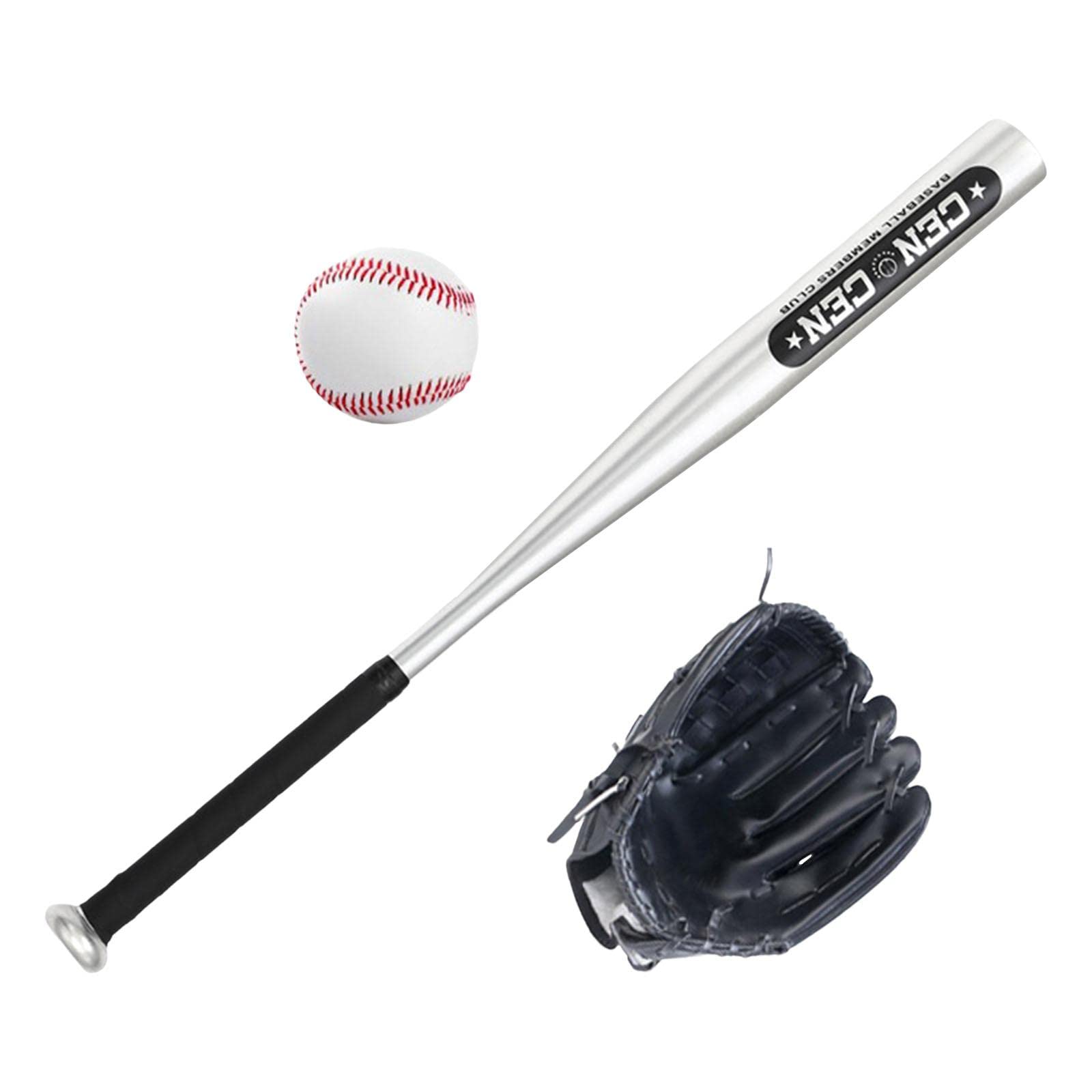 Leichtes Baseballschläger Set mit Baseball Und Ballspieltrainer, Tragbarer Softball für Zuhause Und Outdoor, für Kinder Und Jugendliche