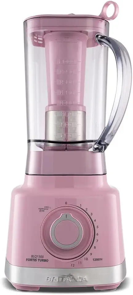 Liquidificador Britânia Fortis Turbo 3L BLQ1300RS Rosa 127V