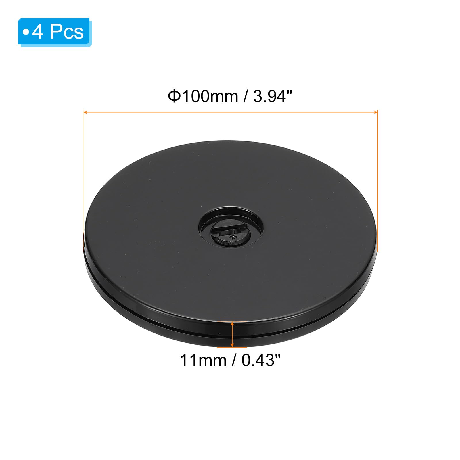 PATIKIL 4 Inch Heavy Rotating Swivel Stand - Image 2