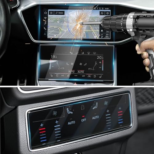 Film protection navigation Audi A6 A7 film climatisation verre trempe 9H