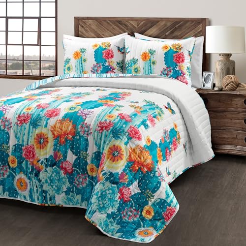 J Queen New York Turquoise Southwest Reversible Comforter Set