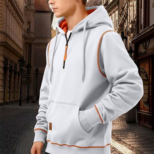 Sudadera de hombre de corte holgado con bolsillos para máxima comodidad 2