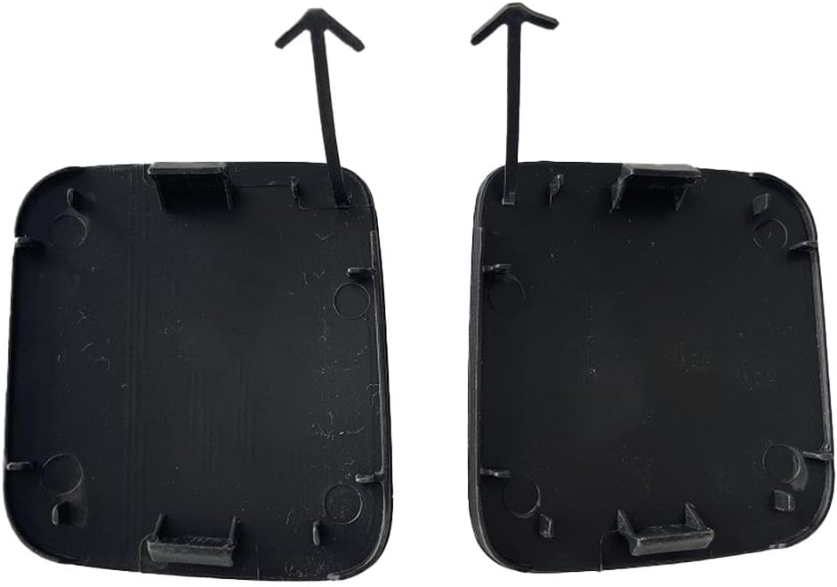 – Tow Hook Cover Pair for Scion tC 2011-2013, ABS Black Front Replacement Parts OE 52128-21901 52127-21902