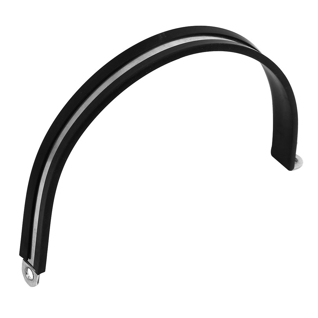 Aexit 95mm Dia fastener EPDM Rubber Lined P Clips Cable Hose Pipe Clamps Holder 5pcs Model:70as638qo569