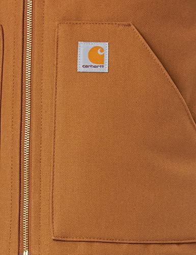 Carhartt Men's Arctic-Quilt Lined Duck Vest (Regular And Big & Tall Sizes), Brown, Medium #TOP4