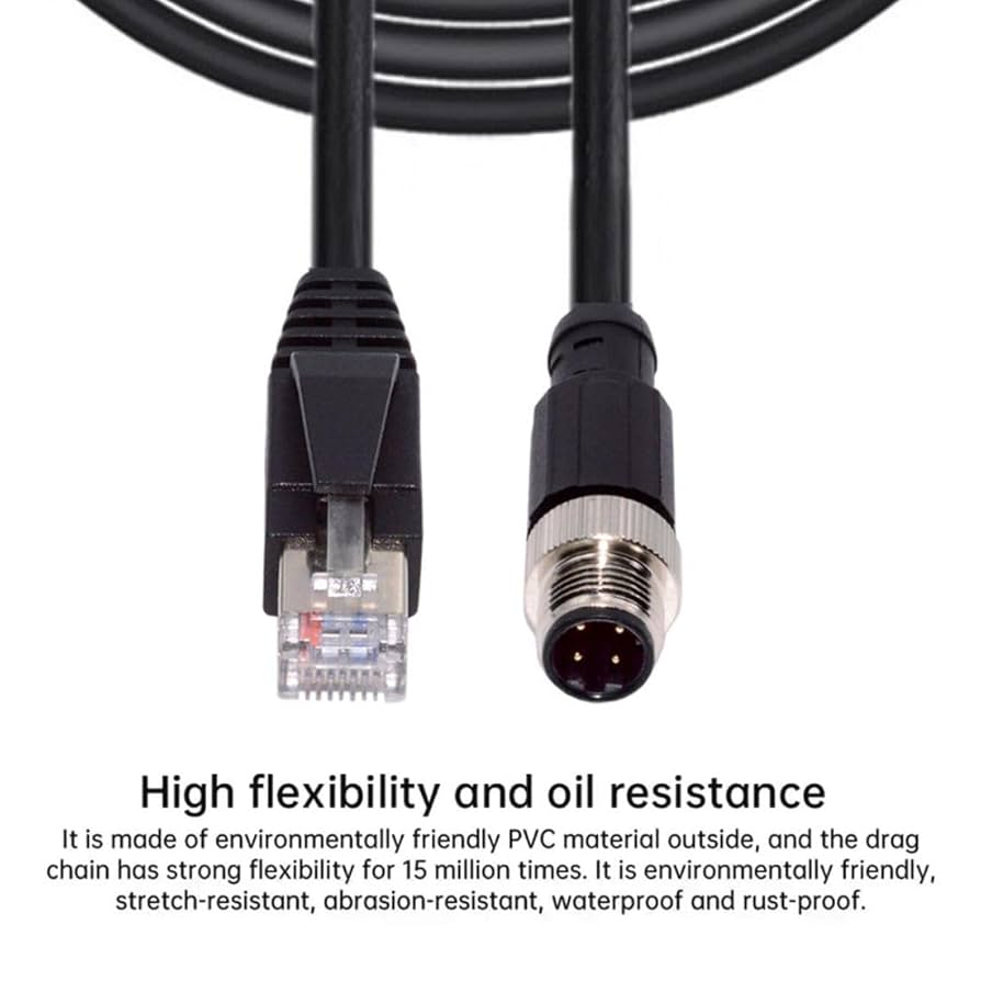 Amazon.com: chenyang RJ45 to M12 Type-D D-Coded 4Pin Cat5e