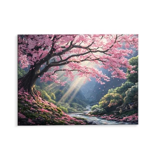 DIY G ̖ Paint by Numbers hG Lbg l ʂ肦 q̗phGLoXNtg LoXA[g uVƃANG̋, CeA rO, ւ̃Mtg 35x50cm (t[X)