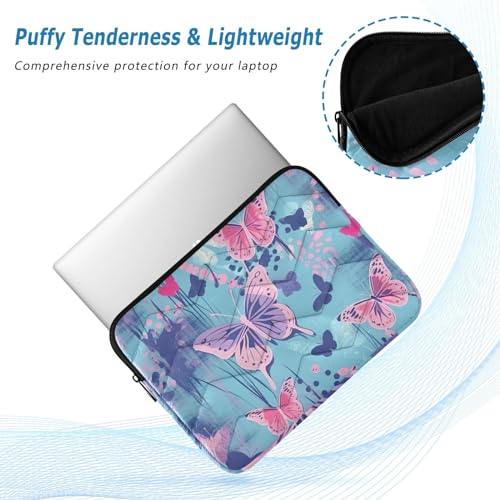 Funda para portátil de 13-14 pulgadas impermeable con mariposas miniatura 5