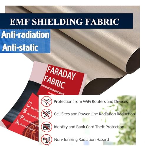 Isolement EMI et blindage haute performance avec le tissu Faraday argent