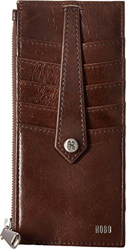 HOBO Women's Linn Genuine Leather Vintage Card Holder Wallet (Espresso)