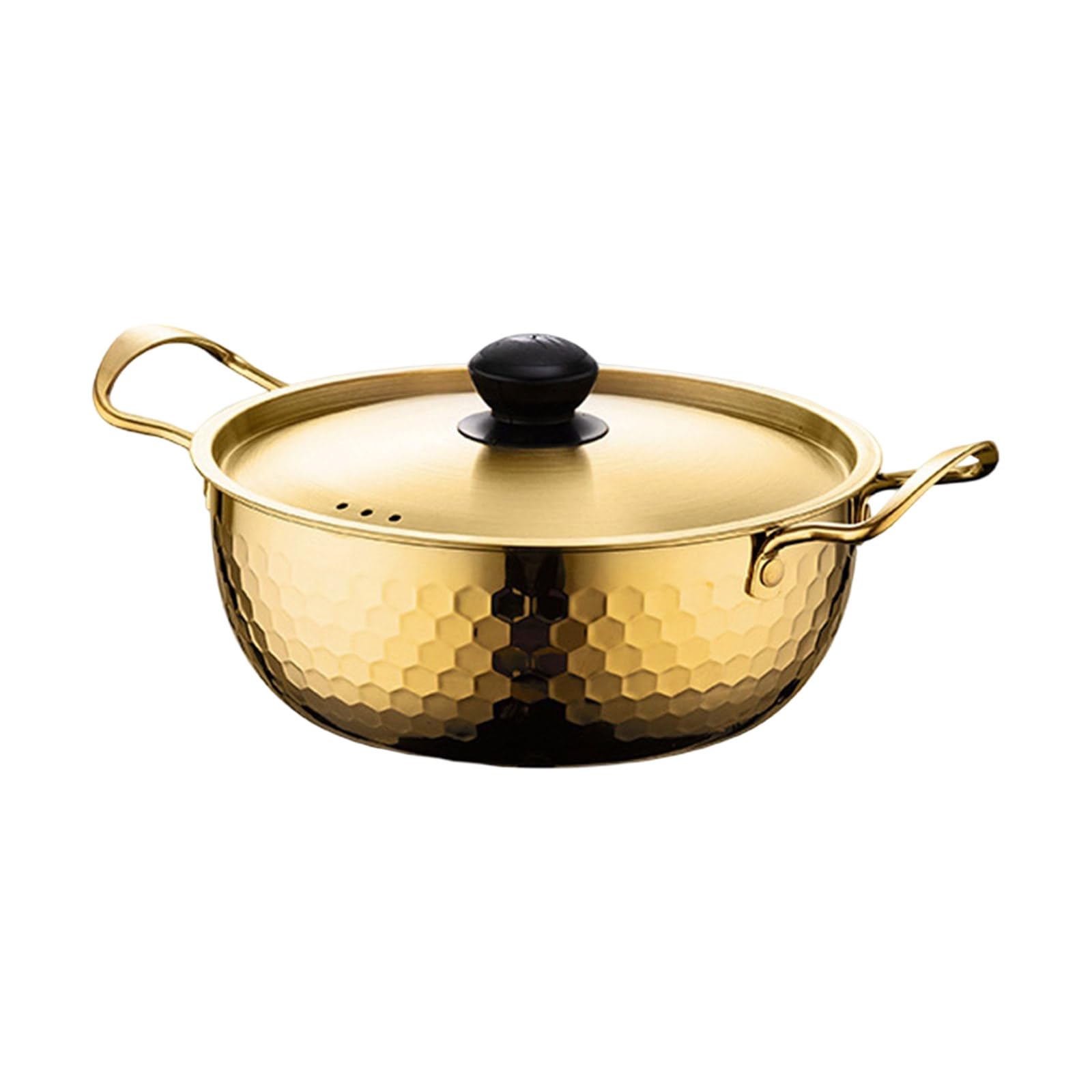 Marmite coréenne inox anti-brûlure avec couvercle et poignée ergonomique
