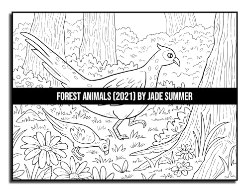 Forest Animals: An Adult Coloring Book with 50 Adorable Images of Woodland Creatures, Beautiful Flowers, Nature Scenes, and More! - Image 46