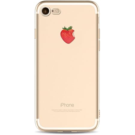 Amazon Iphone6 Iphone6s 創意 ケース Crazylemon 軽量 薄型 カラフル 上絵 おしゃれ 可愛い イチゴ 絵柄 アイフォン6 アイフォン6s ソフト Tpu シリコン 透明 ケース フィット感がいい 防塵 耐衝撃 4 7 インチ 柄10 修理パーツ 通販