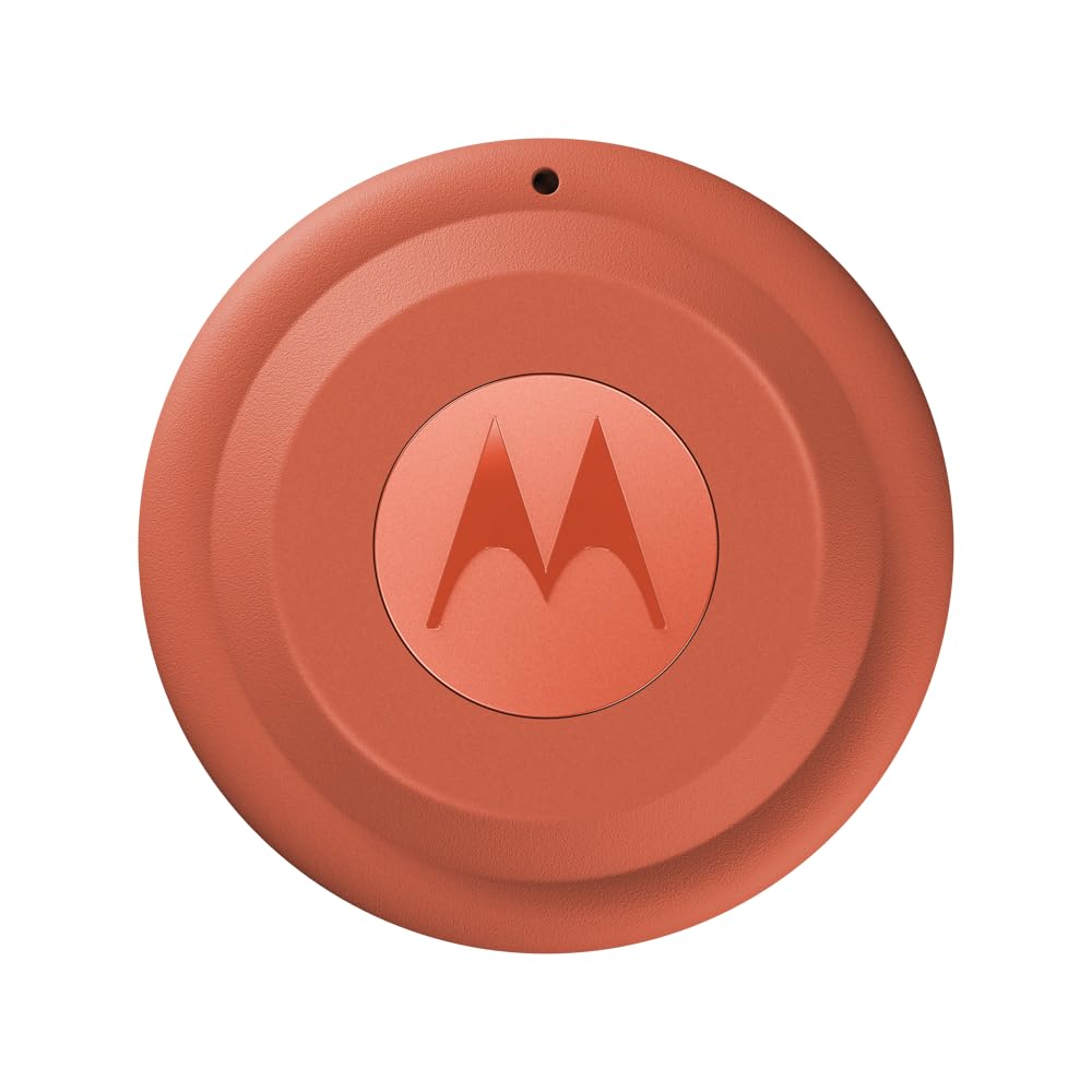 Motorola Moto Tag 2 (Works with Android Find My Device and Find Hub) Bluetooth 6.0 and UWB (1 Pack (Arabasque (Pink)) Arabasque (Pink) 1