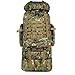 BAGZY Wanderrucksack 100L Trekkingrucksack Militar Rucksack Kapazität Wasserdicht Militär Taschen Rucksack Outdoor Camouflage Freizeitrucksack Herren Damen Für Das Camping Outdoor (Armeegrün)