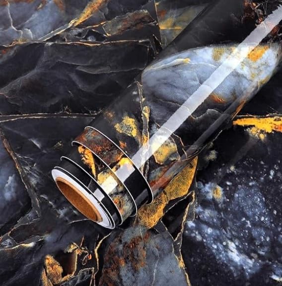 ORJILO 60CM X 200CM Kitchen Oil Proof Foil Stickers,Kitchen Backsplash