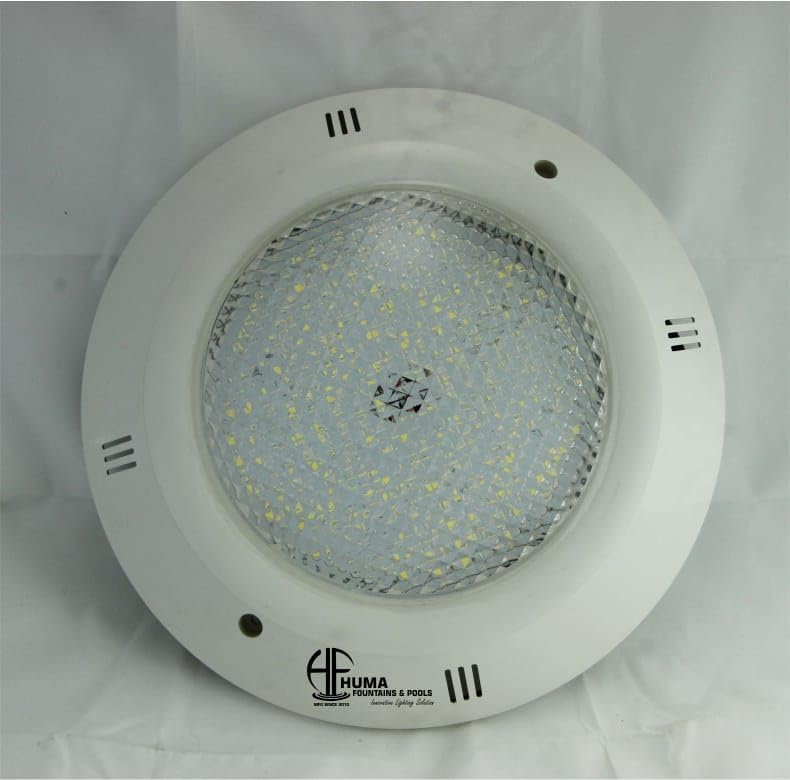 Huma Fountains and Pools LeD 36 W ABS-Plastic LED Underwater Waterproof Wall Mounted Night Swimming Pool Lights (HF013) (RGB)