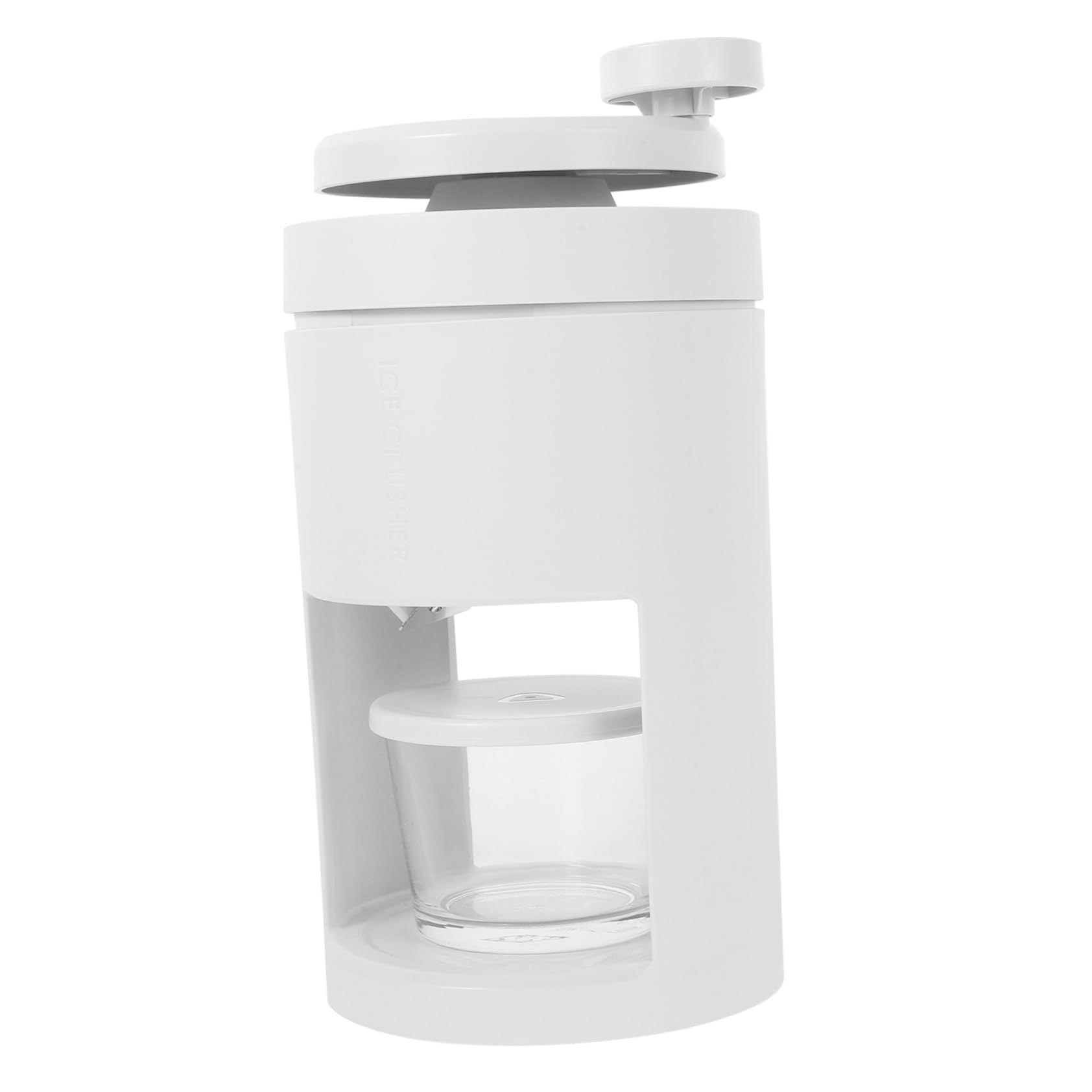 OFFSCH Manual Ice Shaver Machine Portable Hand Crank Ice Shaved Maker for Home Machine Alternative