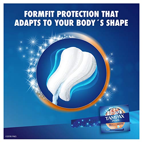 Tampax Pearl Plastic Tampons, Super Plus Absorbency, Scented, 36 Tampons #TOP3