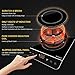 Portable Induction Cooktop, Jeroop 1800-Watt Induction Cooker with Sensor Touch,Safety Lock,Energy Efficient Countertop Stove Single Burner, Timer Control, 10 Temperature and 9 Power Level Settings
