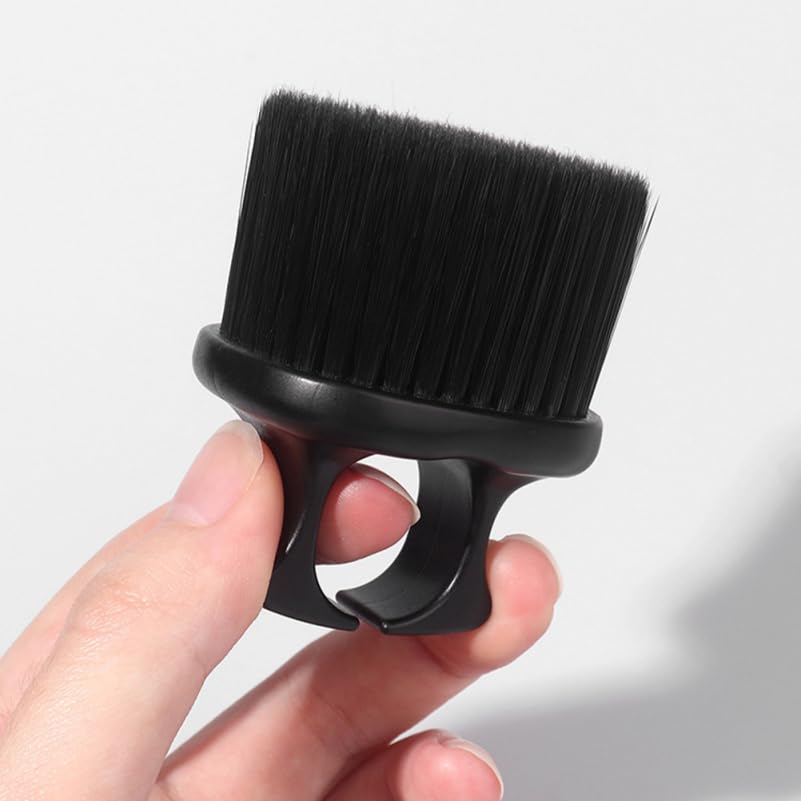 Ipetboom 2pcs Beard Brush for Men Knuckle Beard Grooming Brush with Ring Handle Barber Accessories for Hair Styling Flyaway Mustache and Cleaning Home or Salon Use image 4