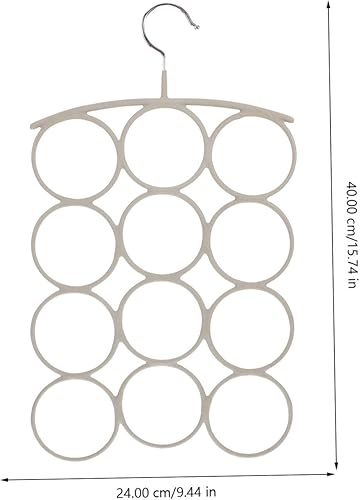 Miniatura 3 de Cabilock 1 perchero para colgar bufandas para cinturón, bufandas, corbatas, estante de almacenamiento para pantalones, soporte para chales,