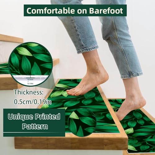 Tapis d'escalier antidérapants pour escalier bois glissant : solution réutilisable - 3