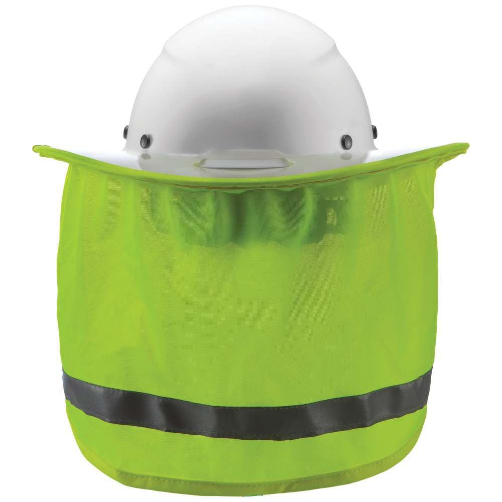 Lift Safety HDSF-20HV DAX Sunshade for Full Brim, Hiviz