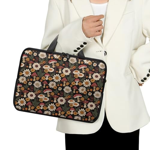 Laptop Bag Case Womens Mens Leather Document Bag Shockproof Briefcase for Work Travel Business 10 Inch- 17 Inch3