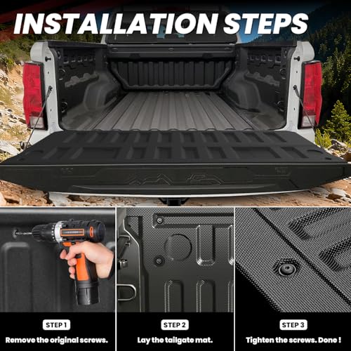 Image of LASFIT Truck Tailgate Mat for Chevrolet Colorado & GMC Canyon 2023-2026